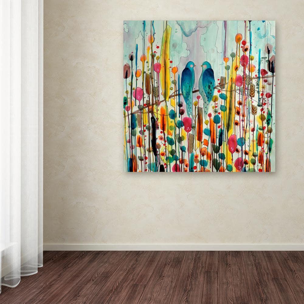 Trademark Fine Art -Sylvie Demers 'We' Canvas Art - 18''x18''