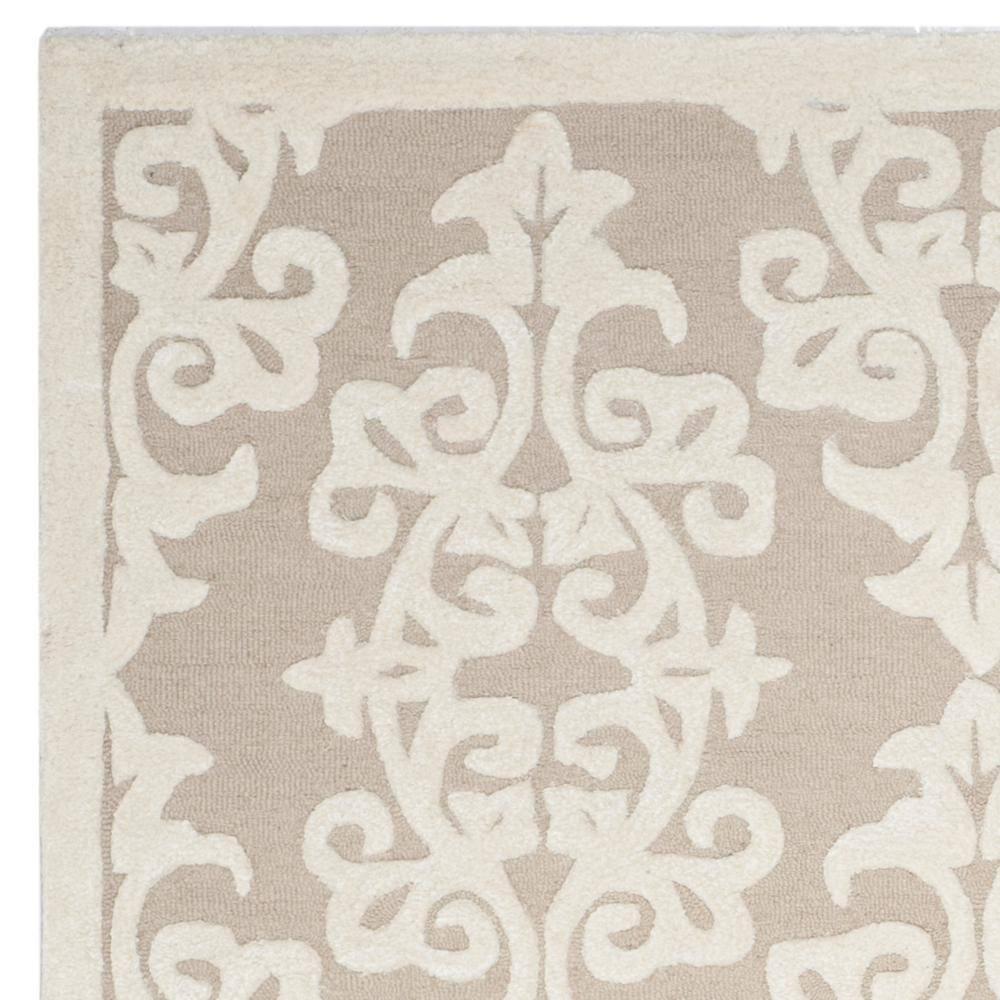 Bella BEL127 Hand Tufted Area Rug - Sand/Ivory - 8'x10' - Safavieh.