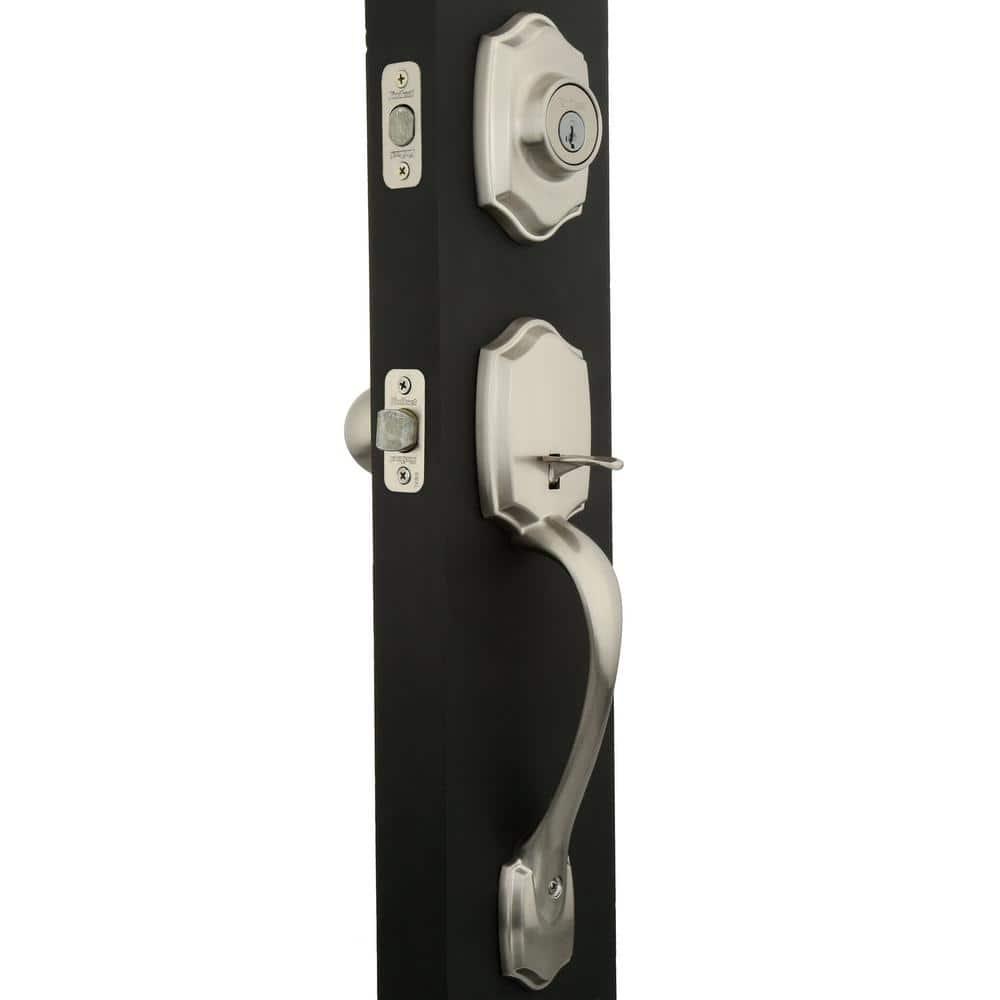 Handleset with Deadbolt and Door Two Piece and Rosette
