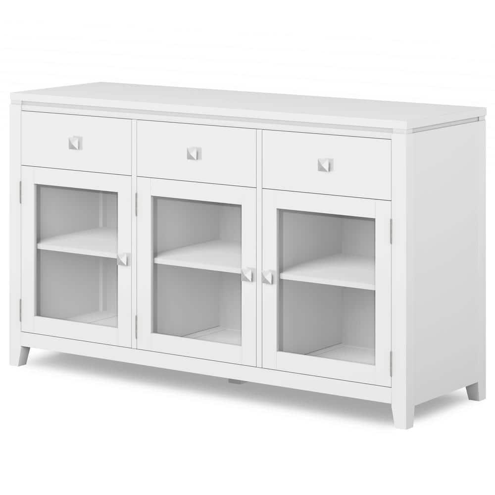 Simpli Home Cosmopolitan 54" SOLID WOOD Sideboard Buffet