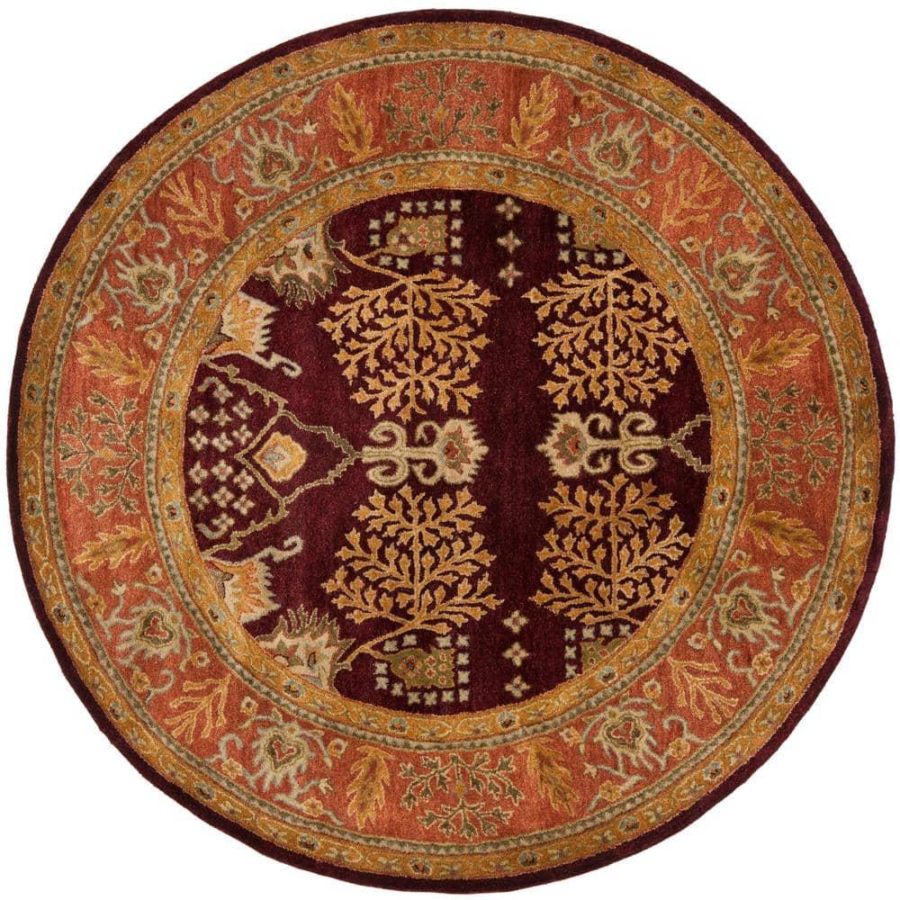 SAFAVIEH Bergama BRG190C Handmade Red / Rust Rug