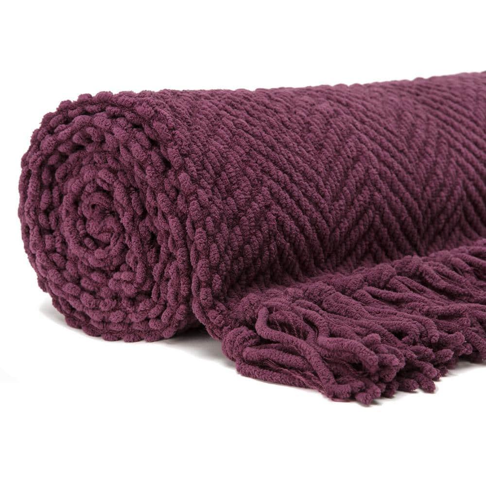 Chanasya Textured Knitted Throw