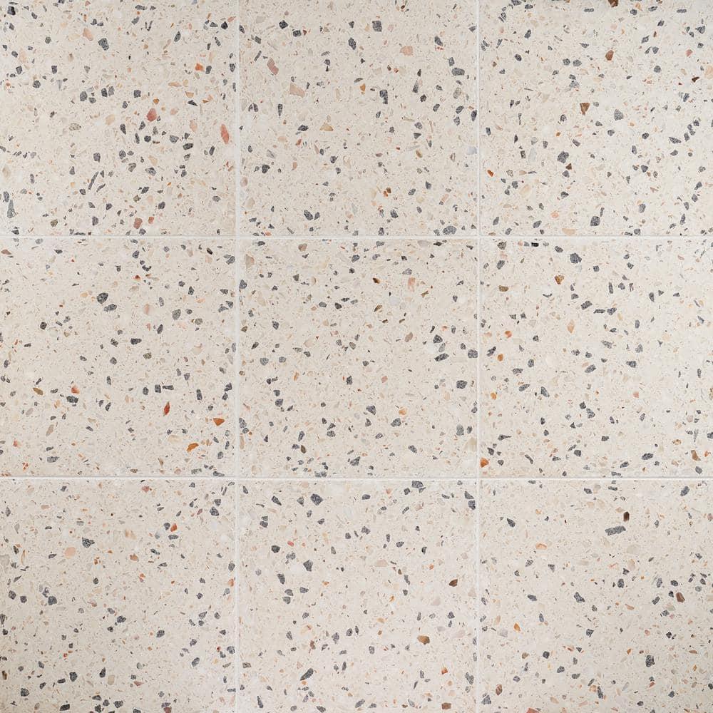 Durham 16.14 in. x 16.14 in. Polished Terrazzo Floor and Wall Tile (3.61 Sq. Ft. / Case)