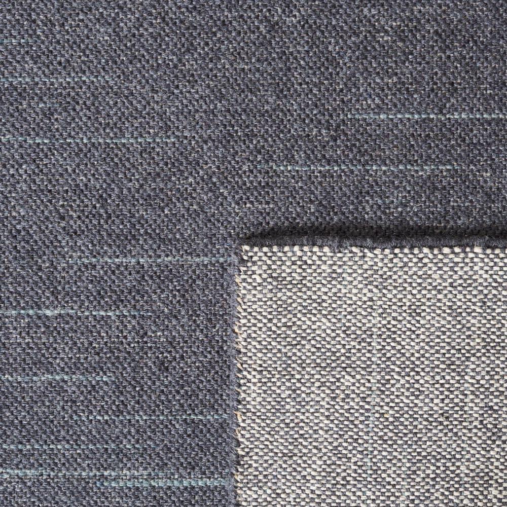 Kilim KLM125 Hand Woven Runner Rug - Dark Grey - 2'3"x9' - Safavieh