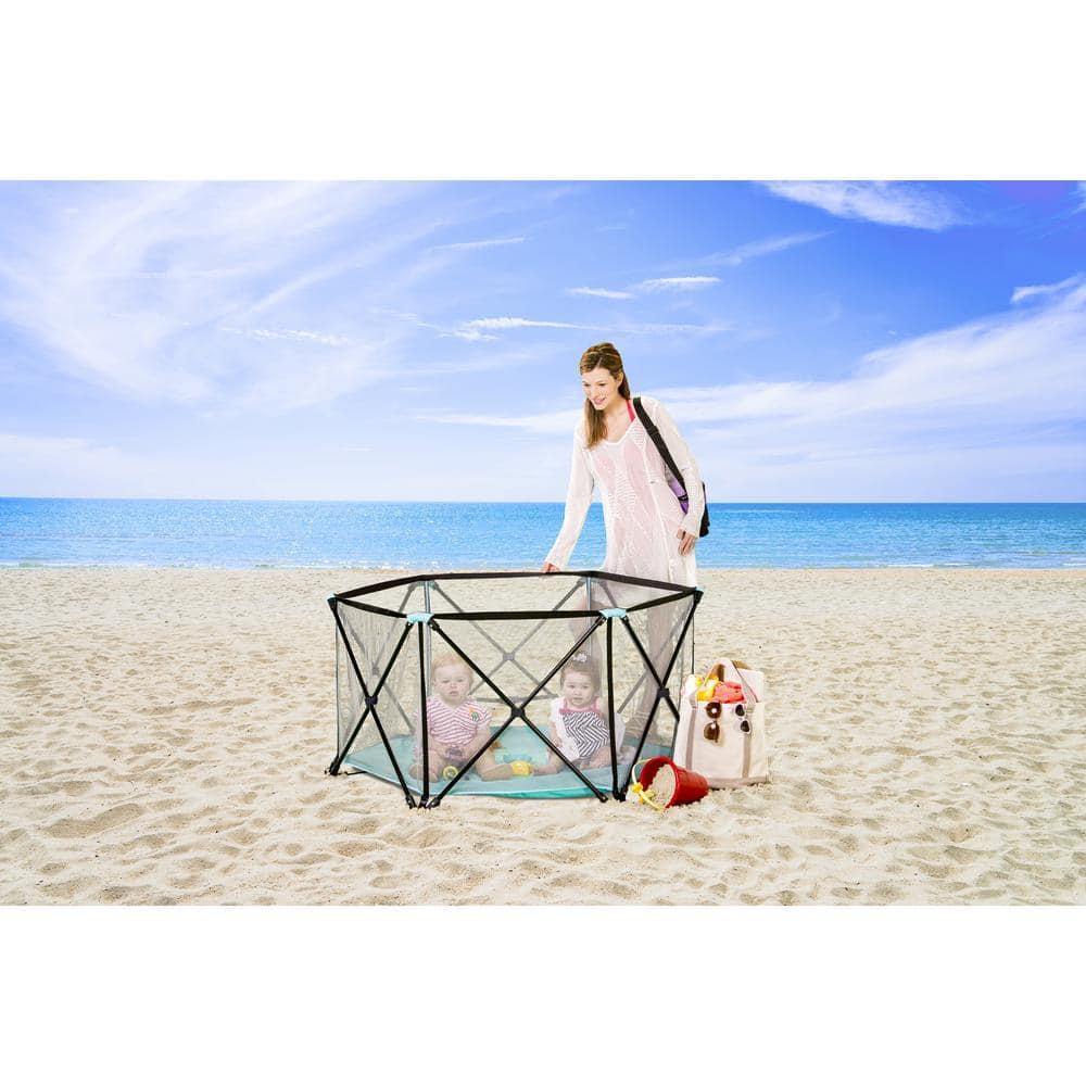 My 6 Panel Portable 48" x 48" Indoor/Outdoor Steel Pop-Up Play Tent