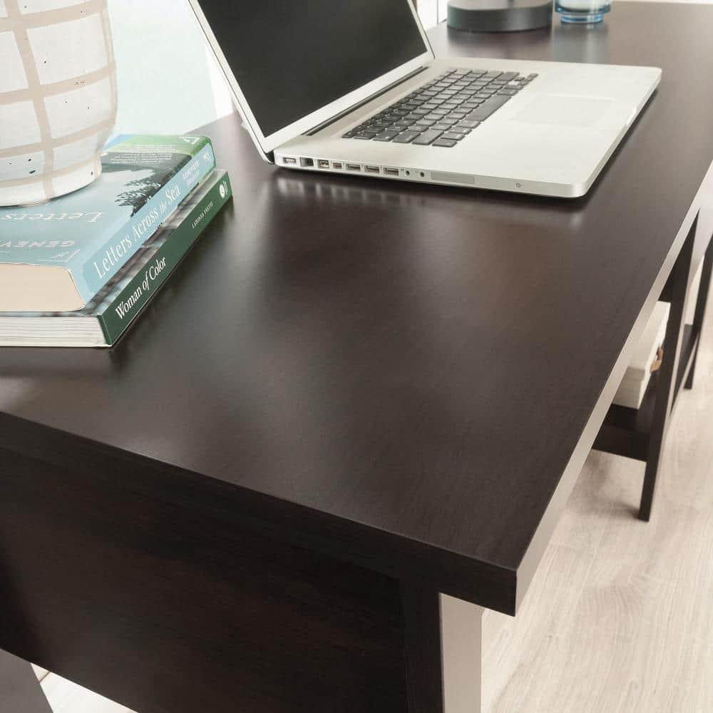 Sauder Summit Station Desk Cinnamon Cherry