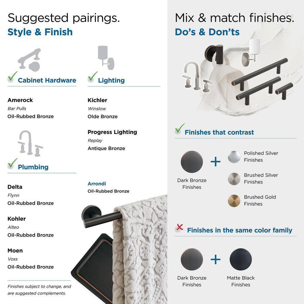 Arrondi™ 27" Wall Mounted Towel Bar