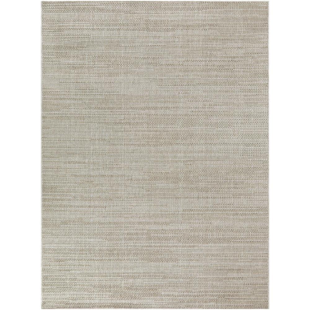 7'10" x 10' Renwick Textured Rectangular Indoor/Outdoor Rug Beige - Balta Rugs: Machine Made, Stain-Resistant, OEKO-TEX Certified