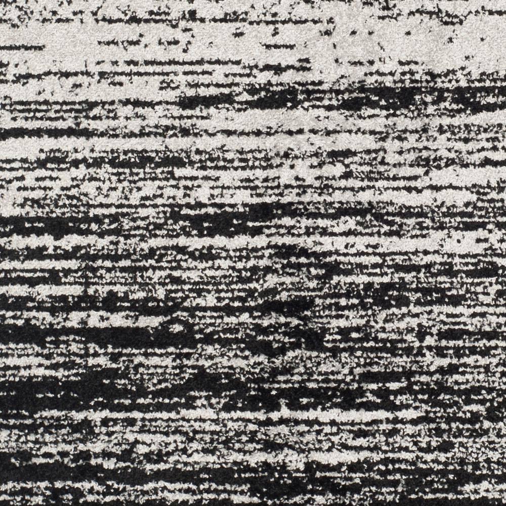 Adirondack ADR113 Machine Made Indoor Area Rug - Silver/Black - 4'x6' - Safavieh