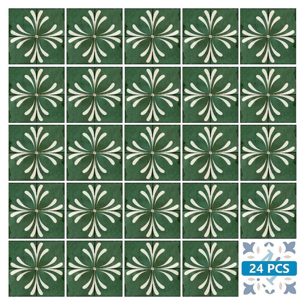 Mi Alma 8'' W x 8'' L Vinyl Peel and Stick Mosaic Tile (Set of 24)