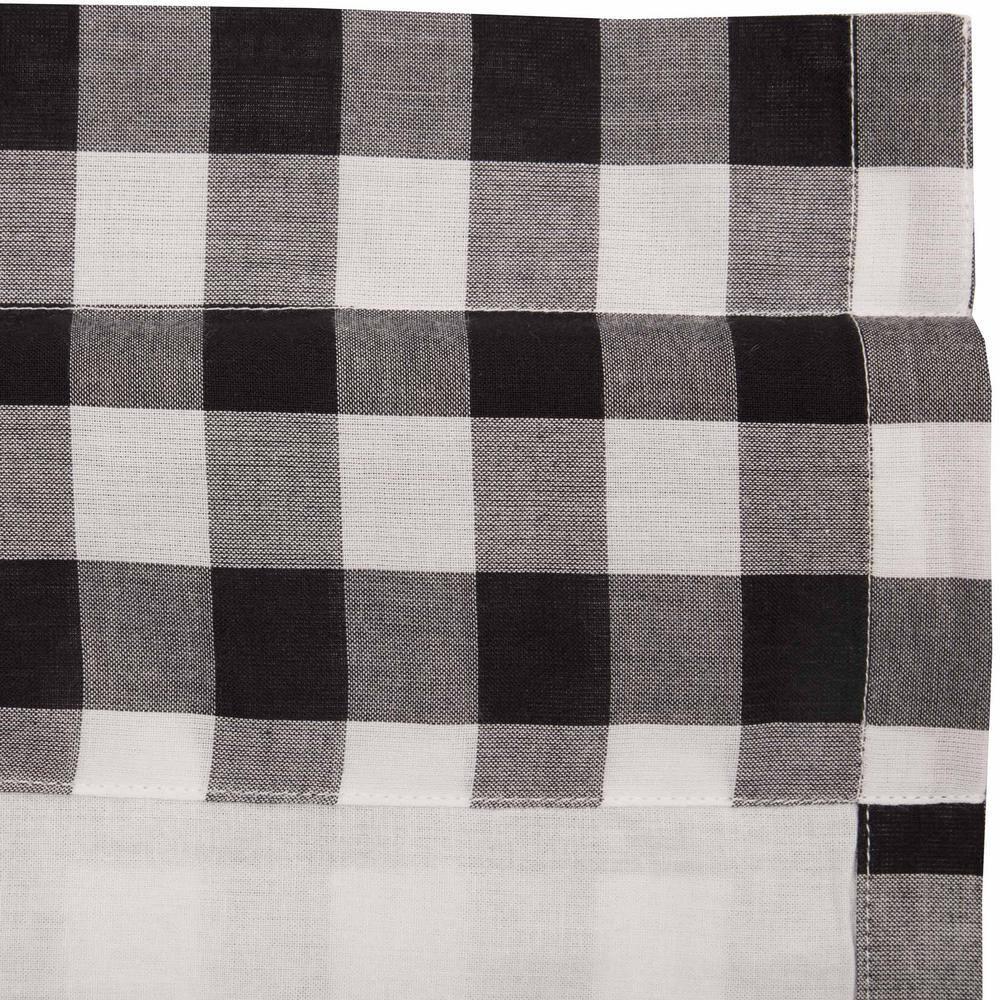 VHC Brands Annie Buffalo Check Plaid Cotton Tailored Window Valance