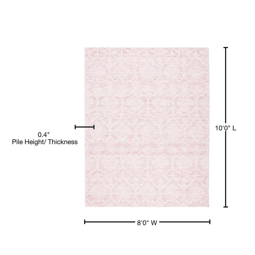 Metro MET996 Hand Tufted Indoor Area Rug - Pink/Ivory - 8'x10' - Safavieh