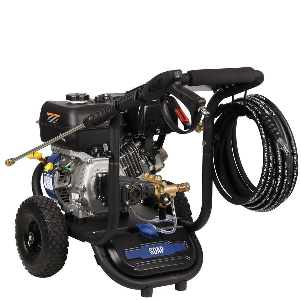 Westinghouse 3800-PSI 3.6-GPM Gas Pressure Washer, Heavy Duty, 5 Nozzles, Soap Tank