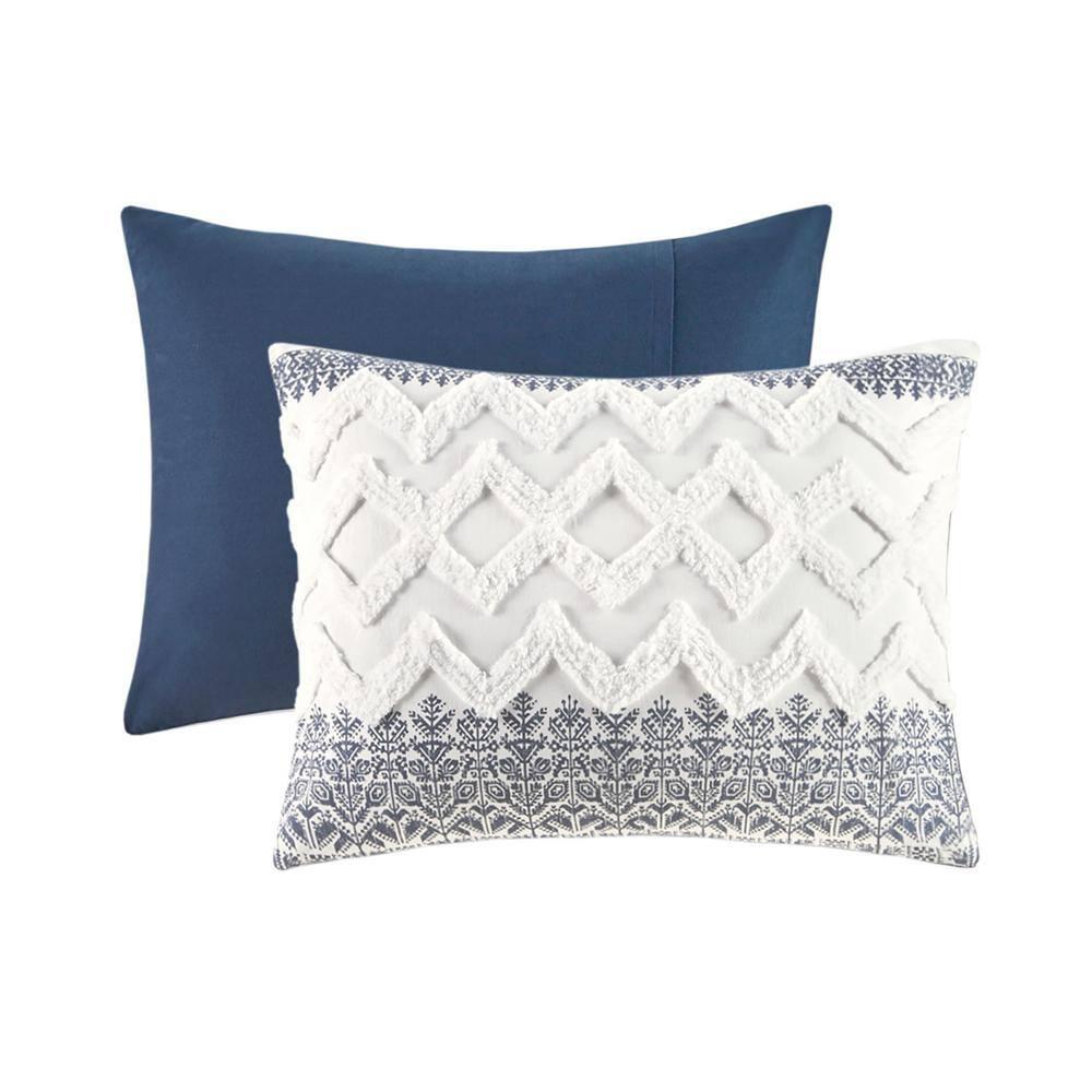 INK+IVY Mila 3 Piece Cotton Comforter Set with Chenille Tufting