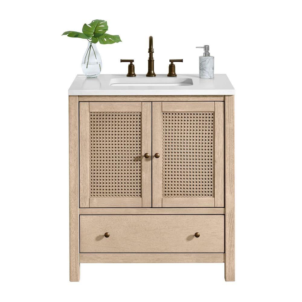 Alaterre Furniture Lucca 30in Bathroom Vanity