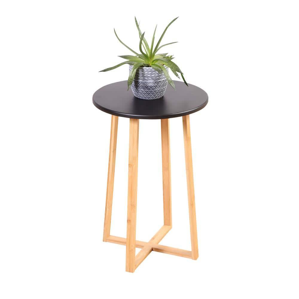 Black Tall Display Table