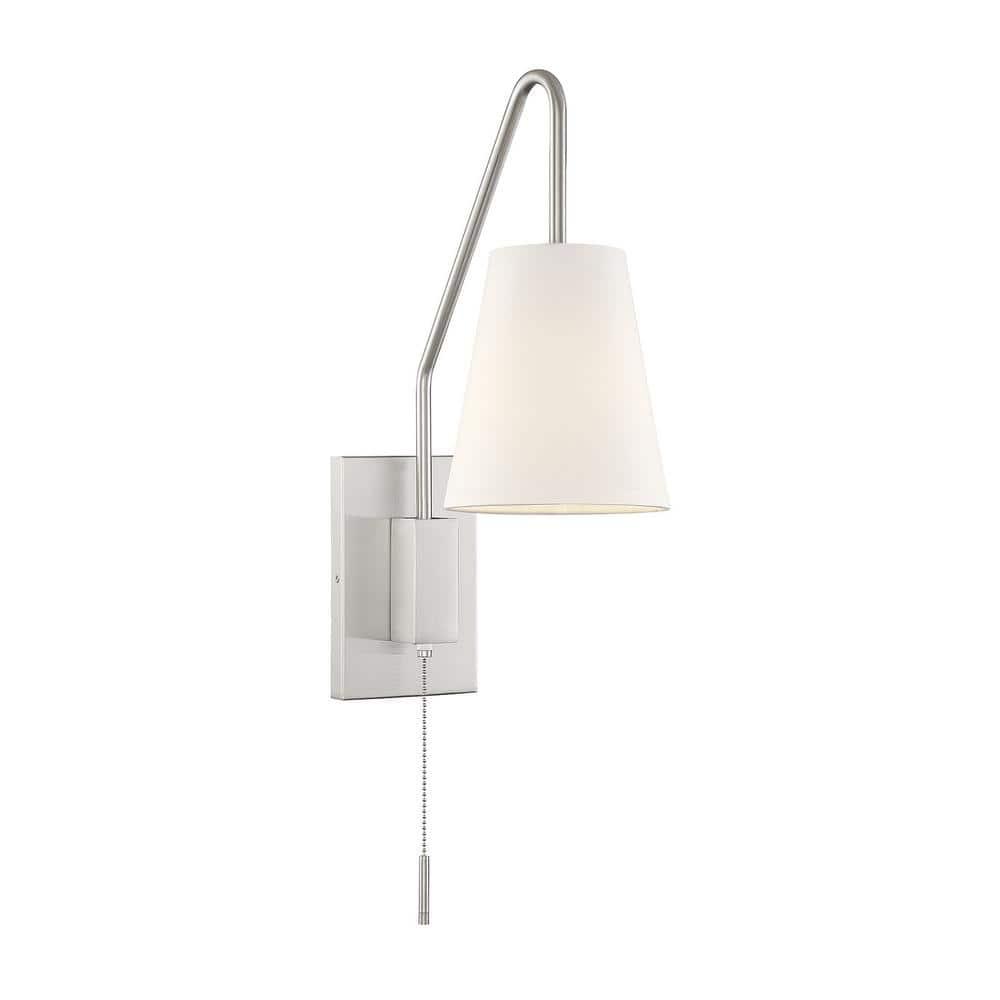 Savoy House Owen 1 - Light Swing Arm Lamp in  Satin Nickel