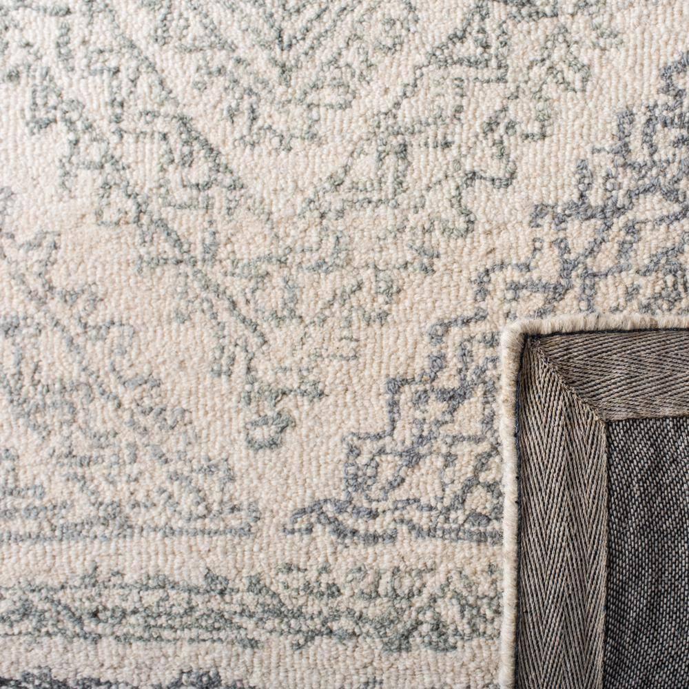 Micro-Loop MLP206 Hand Tufted Indoor Area Rug - Ivory/Grey - 8'x10' - Safavieh
