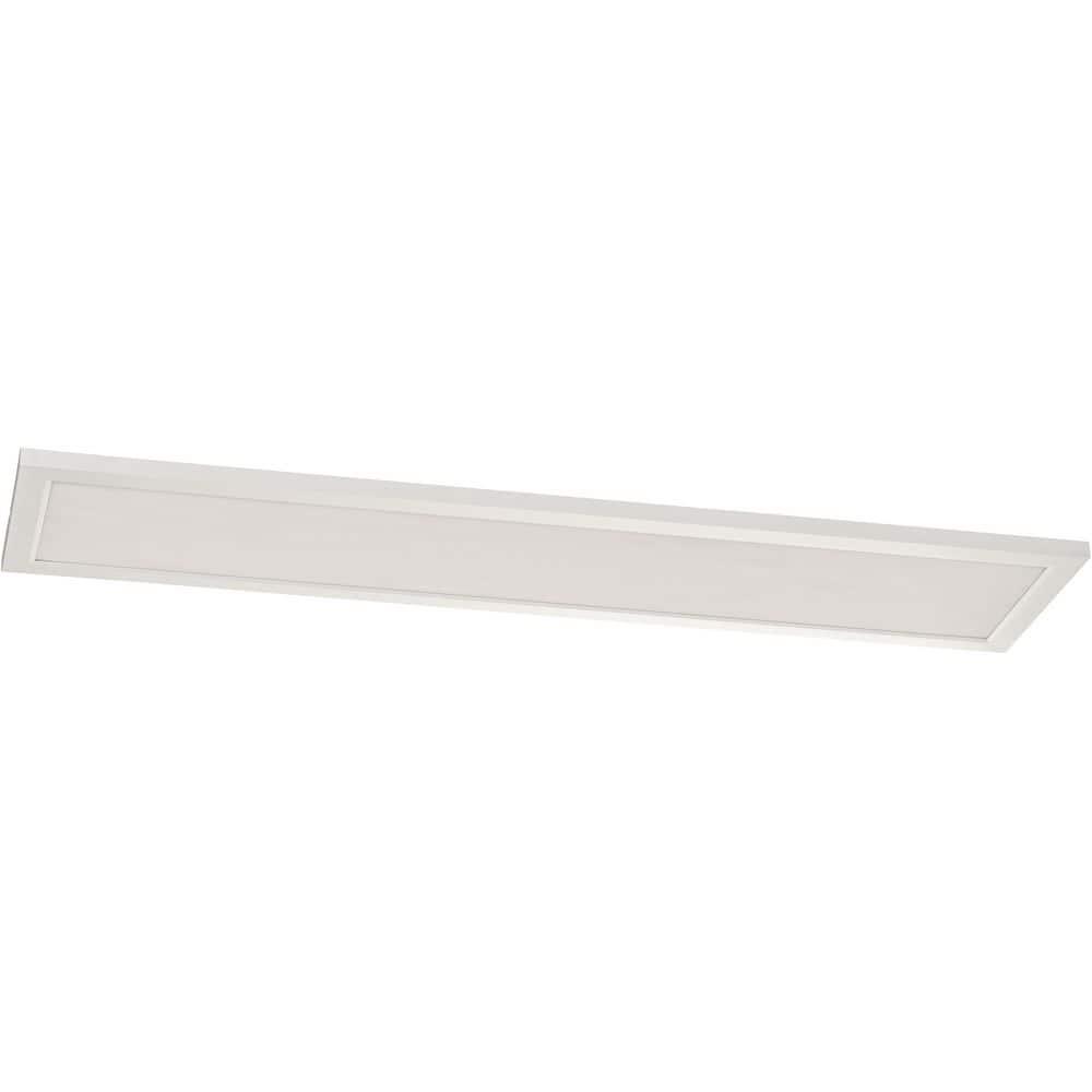 AFX Lugano 48"x12" LED Linear Flush Mount Light - 48"L x 12"W x 1"H White