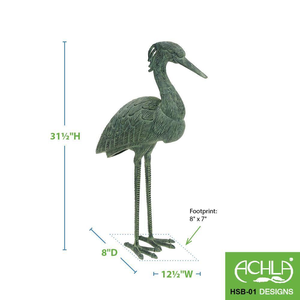 Minuteman International Achla Designs Stately Blue Heron Garden Statue