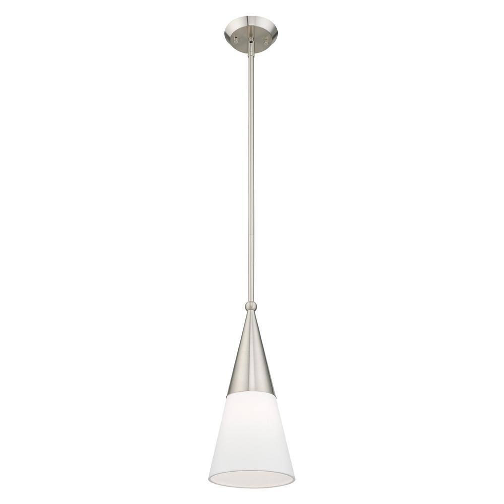 Livex Lighting Stockholm 1 - Light Pendant in  Brushed Nickel