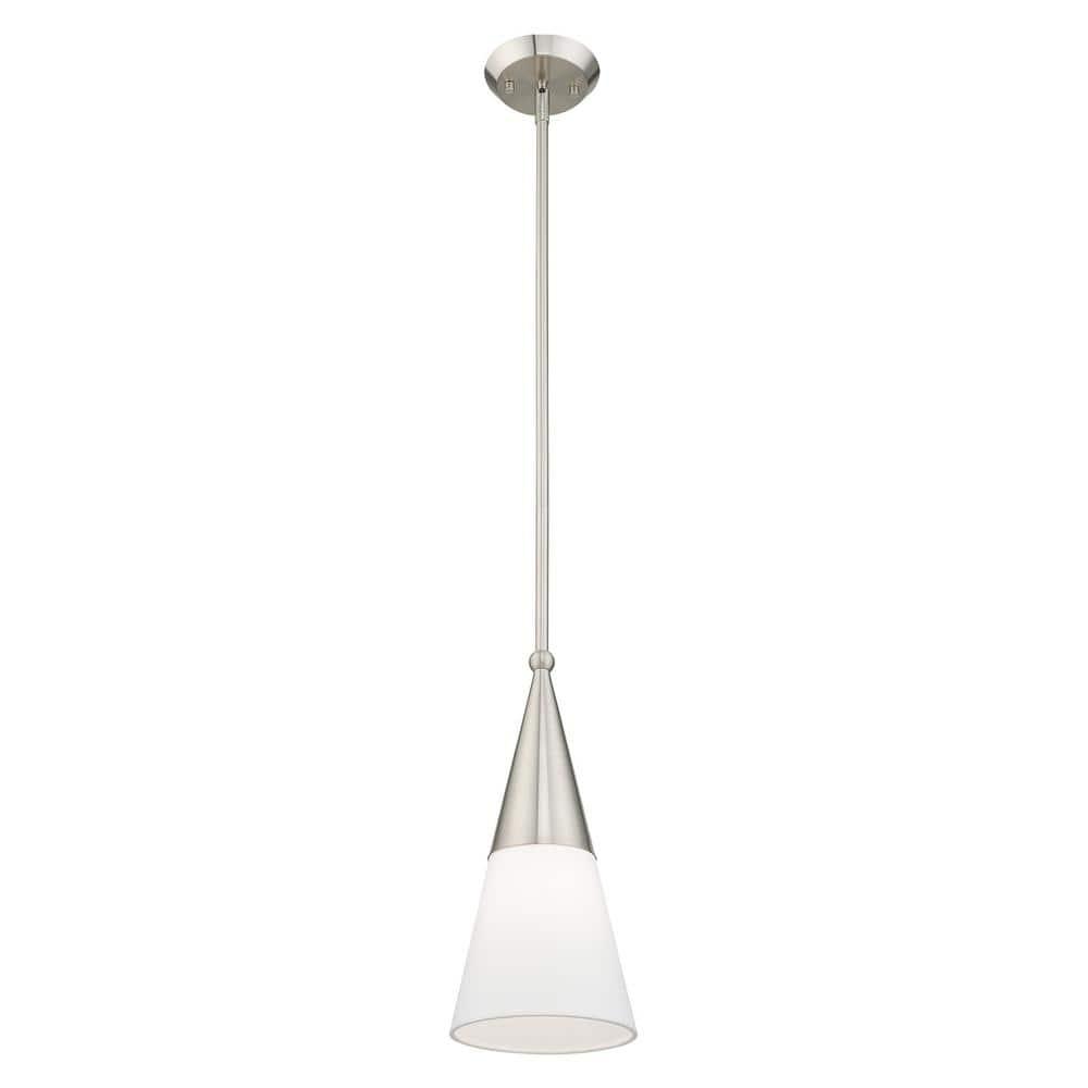 Livex Lighting Stockholm 1 - Light Pendant in  Brushed Nickel