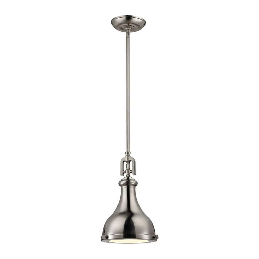Elk Home Rutherford 1 - Light Pendant in  Brushed Nickel