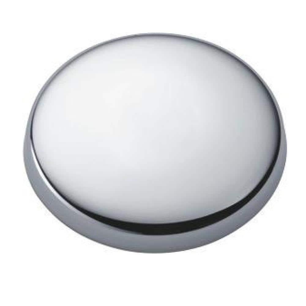 Classic Centerset Bathroom Faucet with Clear Knob Handles Metal Pop-Up Drain