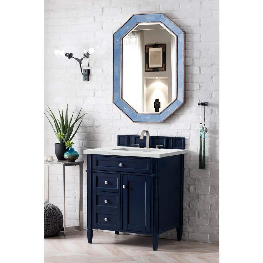 Victory Blue 30'' Freestanding Plywood Single Vanity
