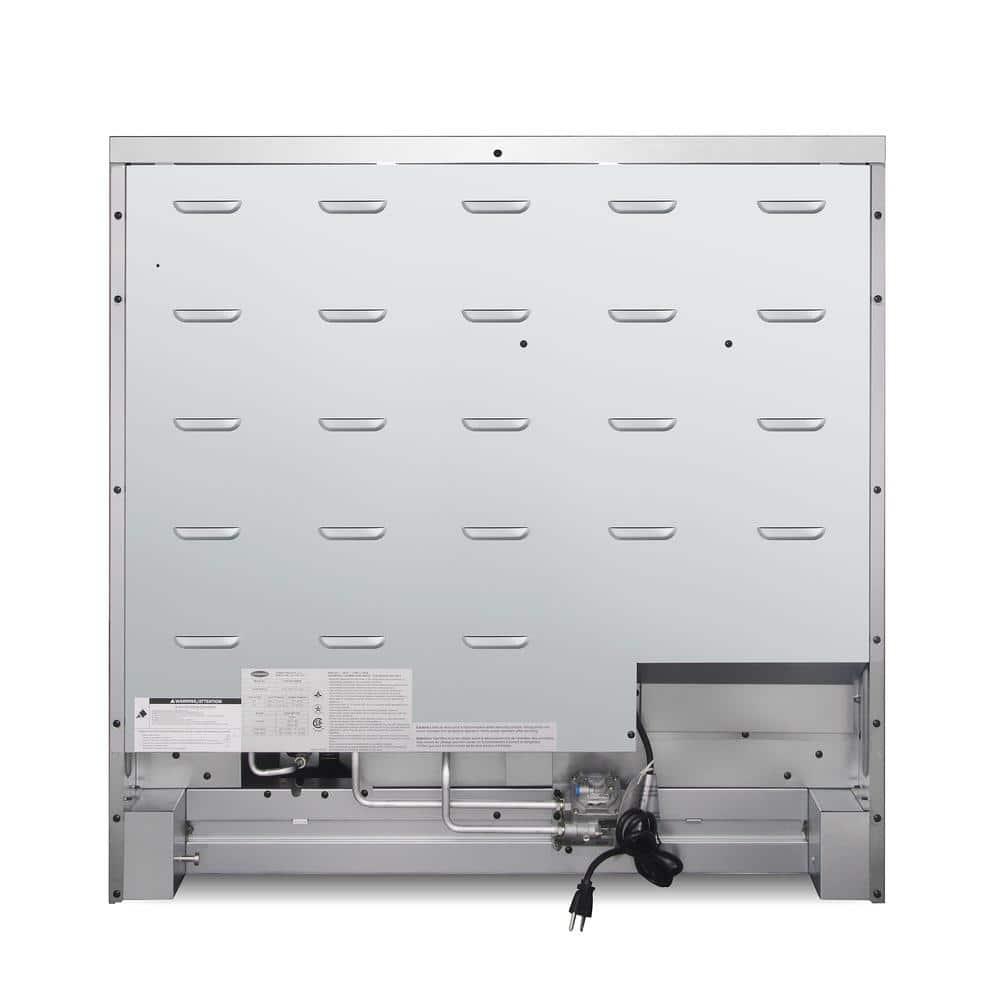 Cosmo Cosmo 36 in. Lumin Collection 6.0 cu. ft. Gas Range with 6 Sealed Gas Burners and Convection Oven in Stainless Steel COS-GRC366KB