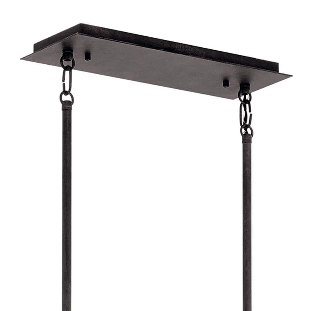 Kichler Lighting Wright 3 - Light Chandelier in  Weathered Zinc