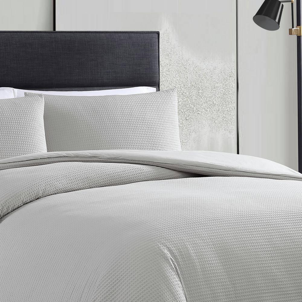 Vera Wang Vera Wang Waffle Pique Solid Cotton Comforter Set