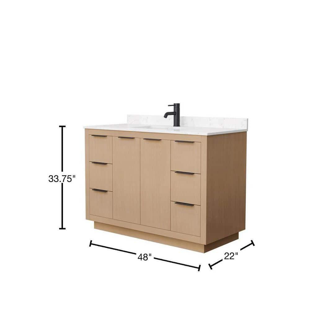 Wyndham Collection Maroni 48" Single Bathroom Vanity Set | Wayfair