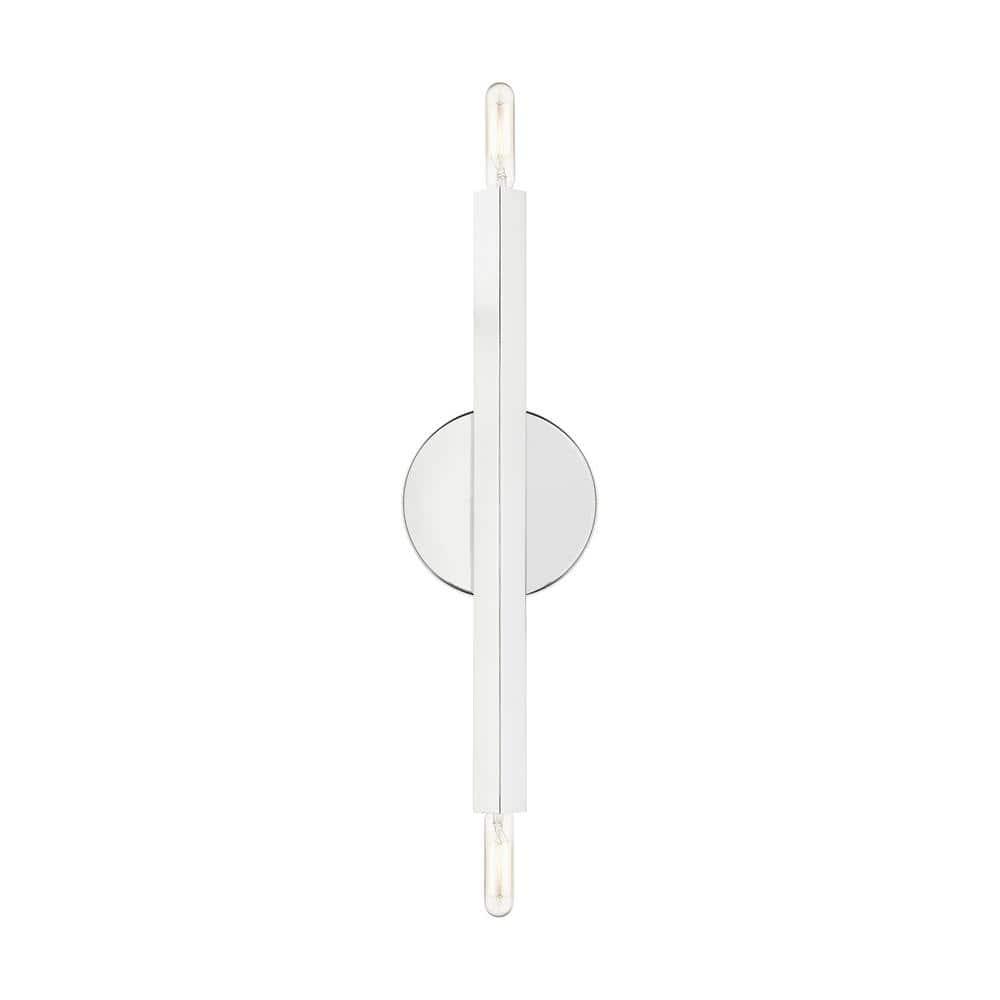 Livex Lighting Moco 2 - Light Wall Light in  Polished Chrome
