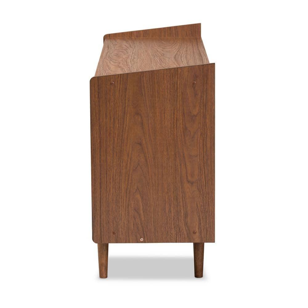 Halden Wood 2 Door Dining Room Buffet Brown/Gray - Baxton Studio