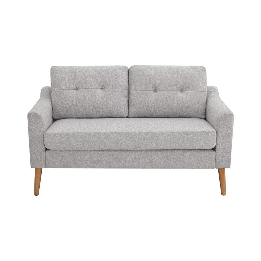 Serta Bellamy 2 in 1 Convertible Loveseat Chaise and Ottoman