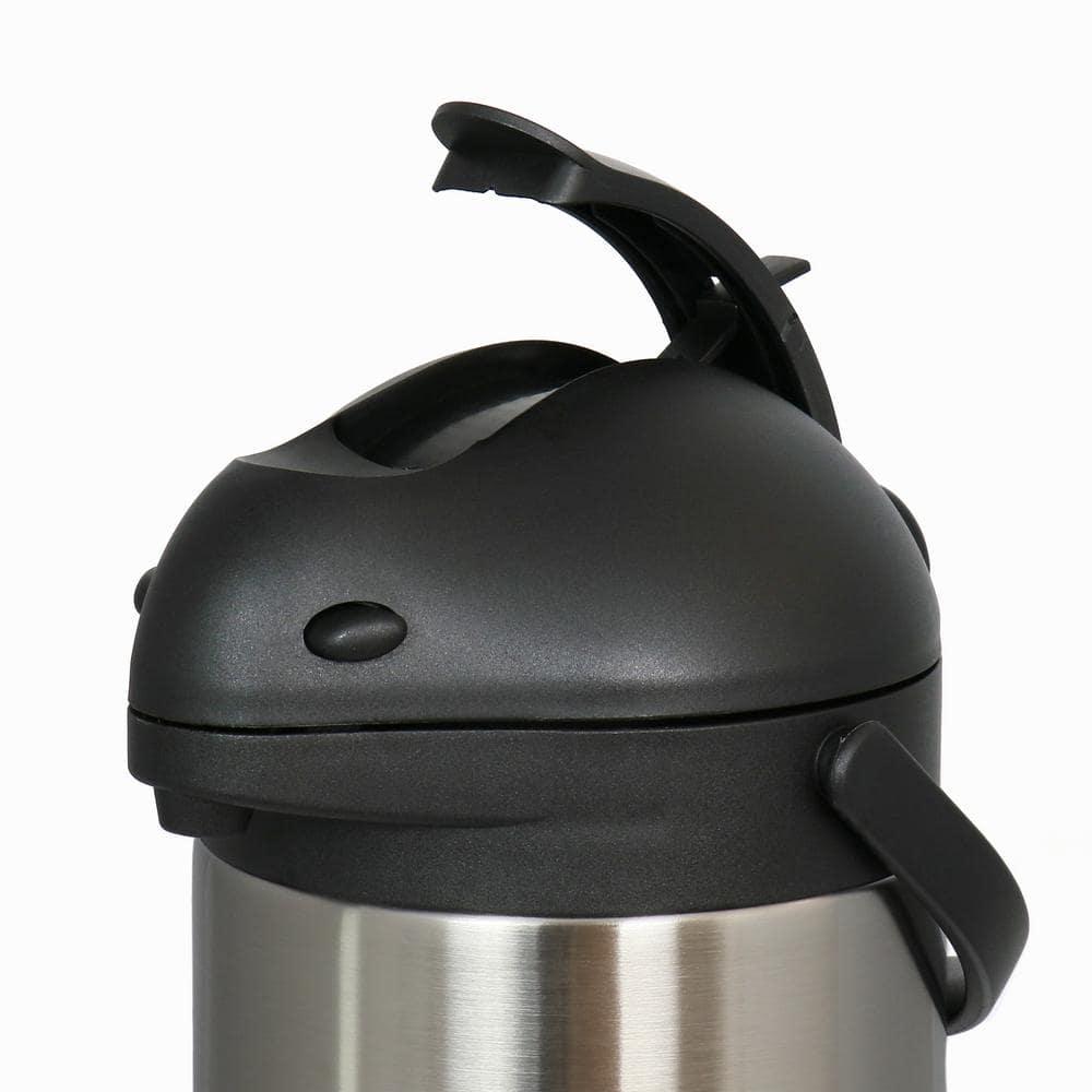 MegaChef MegaChef 5 Liter Stainless Steel Vacuum Body Pump Cap Air Pot