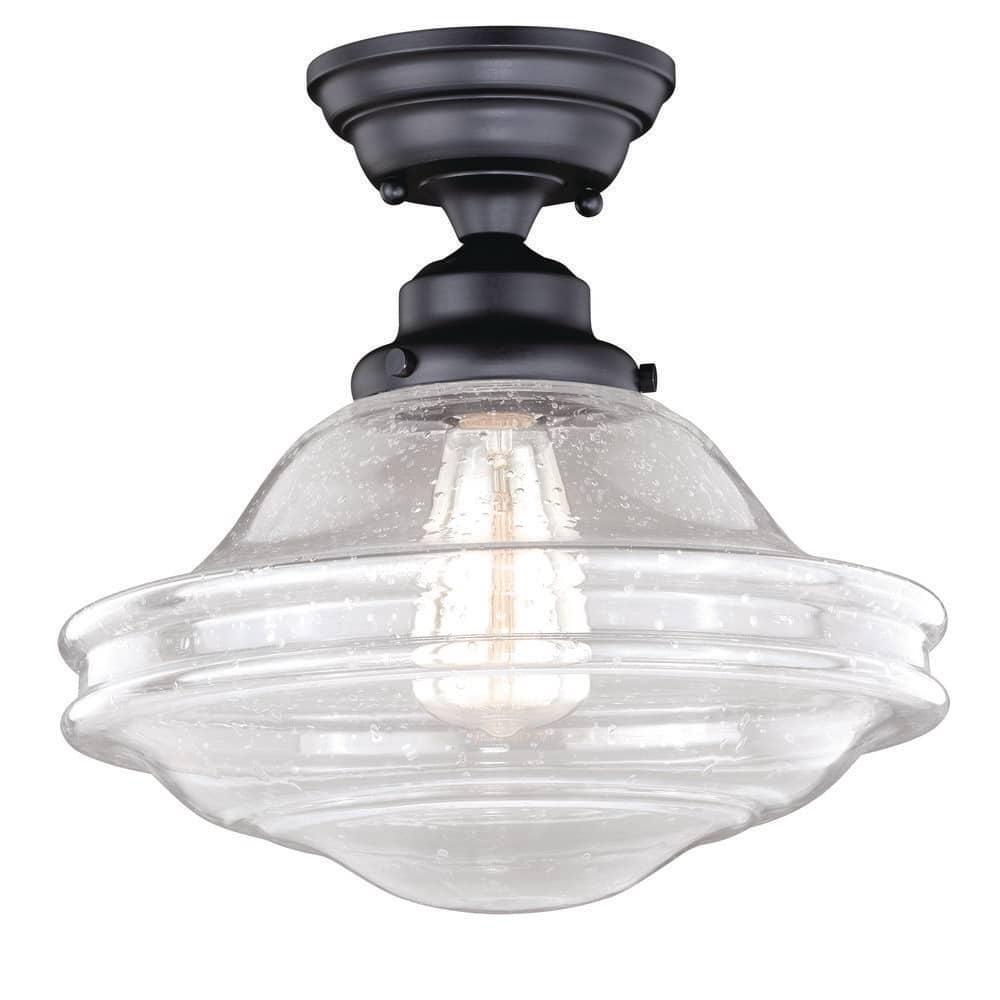 Vaxcel Huntley 1 - Light Flush Mount in  Oil Rubbed Bronze