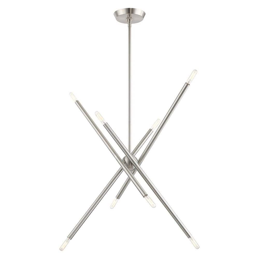 Livex Lighting Soho 8 - Light Chandelier in  Brushed Nickel