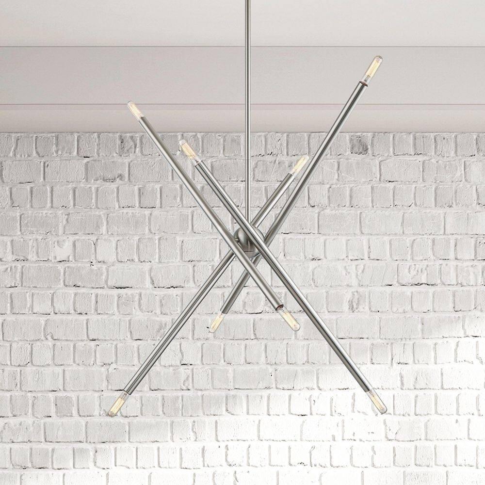 Livex Lighting Soho 8 - Light Chandelier in  Brushed Nickel