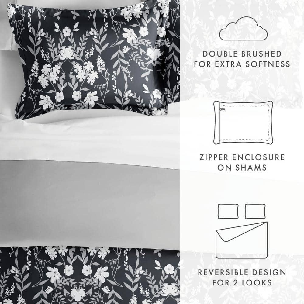 Secret Garden Pattern Reversible Duvet Cover Set