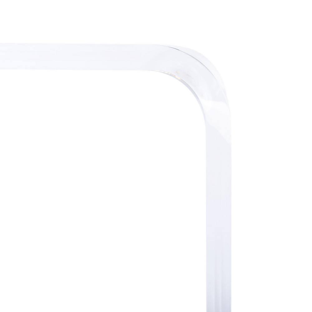 Pryor Acrylic Side Table - Clear - Safavieh.