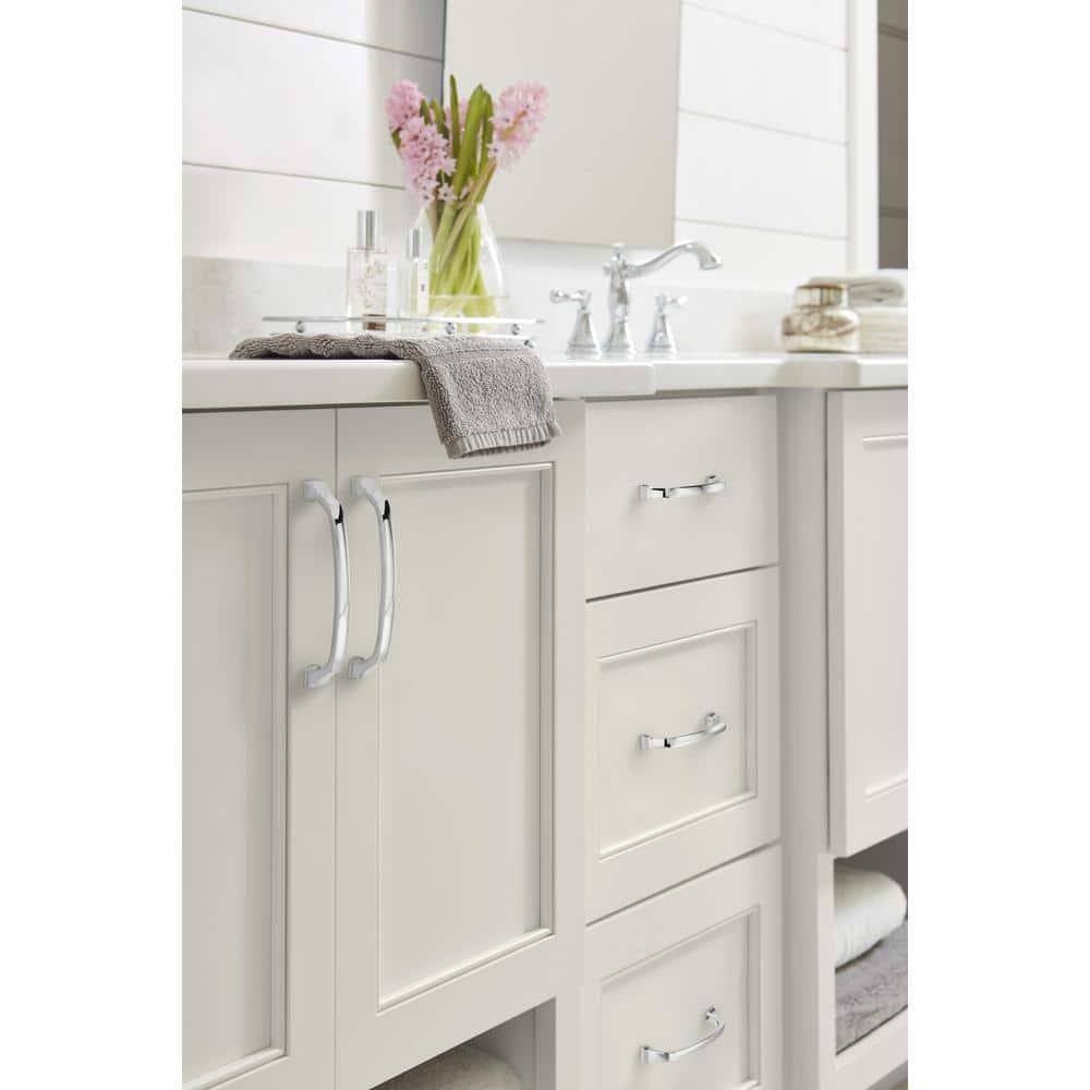 Amerock Revitalize 6-5/16 inch (160mm) Center-to-Center Polished Chrome Cabinet Pull