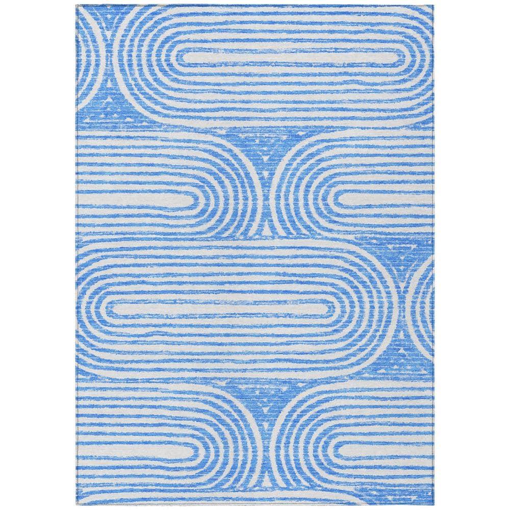 Chantille ACN540 Blue 26" x 310" Rug