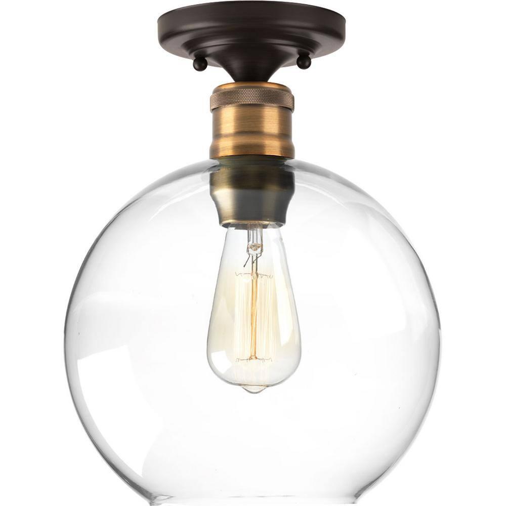 Progress Lighting - One Light Flush Mount - Close-to-Ceiling - Hansford -