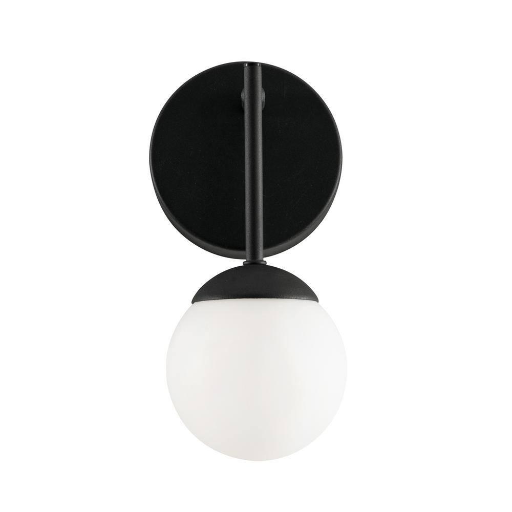 PRLS0409L30D1BK-AFX-Pearl 1- Light Wall Sconce In Contemporary-Modern-Transitional Style 9 Inches Tall And 4.25 Inches Wide