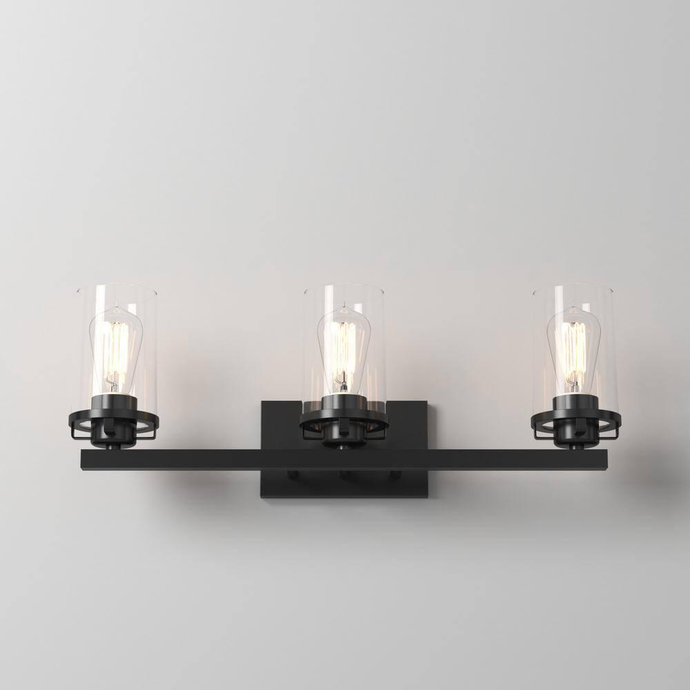 Designers Fountain 93303-BK Jedrek 3 Light Bath in Black