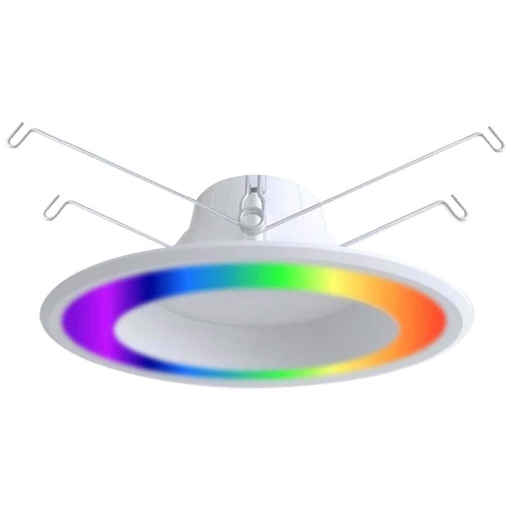 Simply Conserve 5/6 in. Smart Wi-Fi Plus BLE 12-Watt LED Recessed Downlight Retrofit