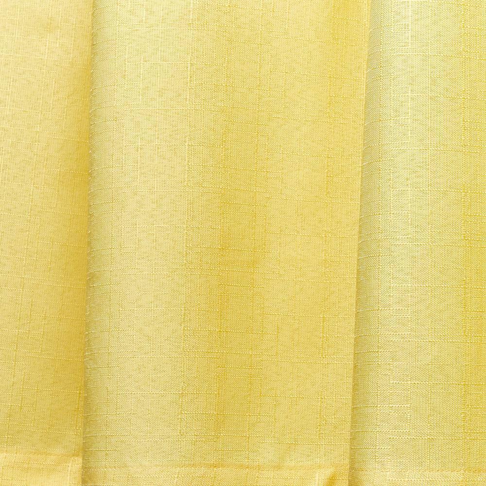 18"x54" Loha Light Filtering Window Valance Grommet Yellow - Exclusive Home: Solid Polyester, Machine Washable
