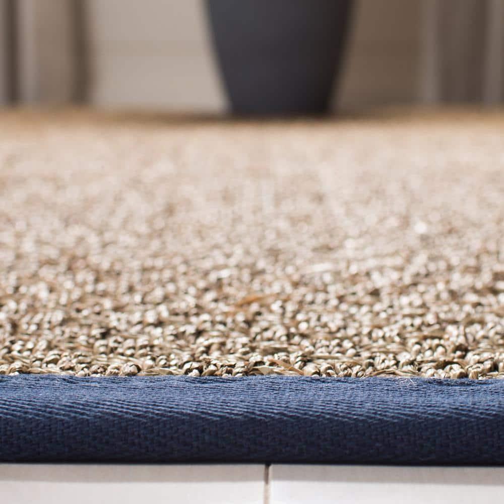 Natural Fiber NF114 Power Loomed Indoor Area Rug - Natural/Blue - 5'x8' - Safavieh.